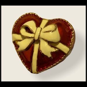 Enamel Metal heart box